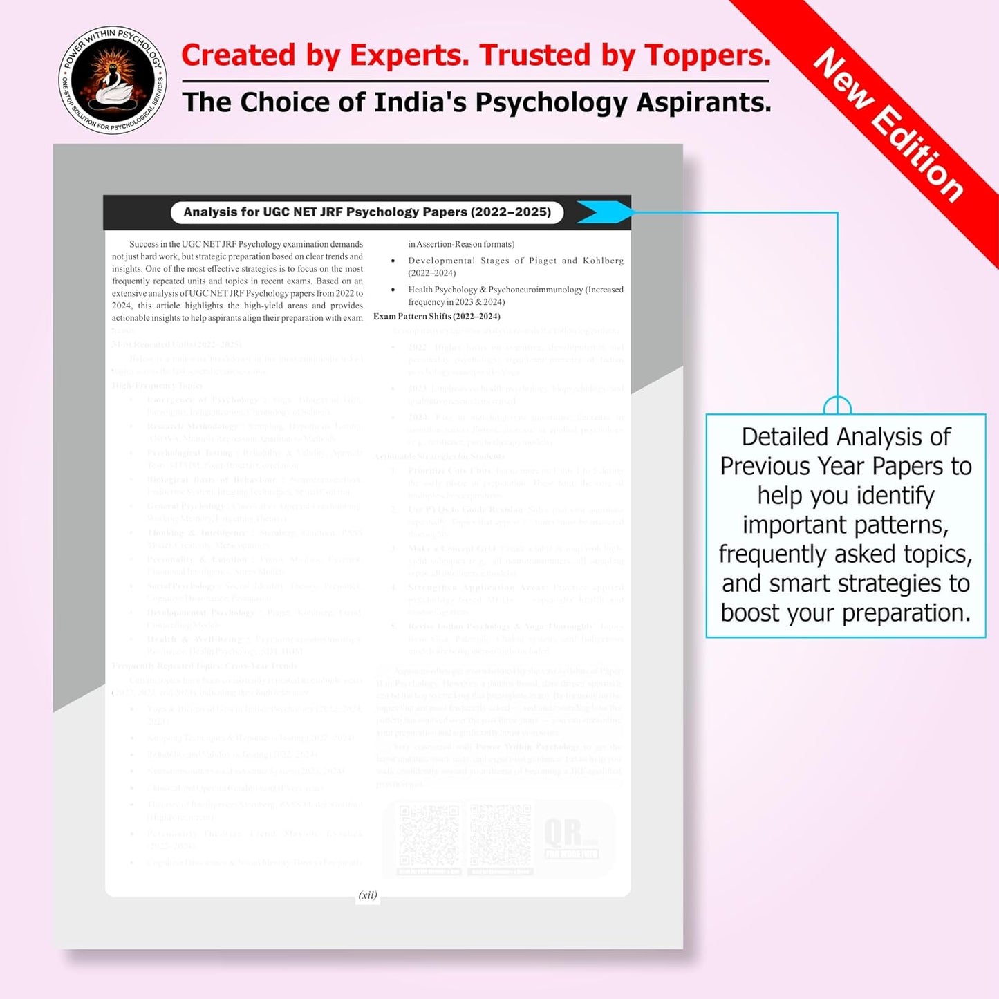 PWP NTA UGC NET JRF Paper 2 Psychology 2025 Achievers Question Bank Book | 15 Full Paper Mock Test Papers | OMR Sheets + Free CBT Mode Online Access | Also useful for SET / GATE / UPHESC / HPPSC / RPSC