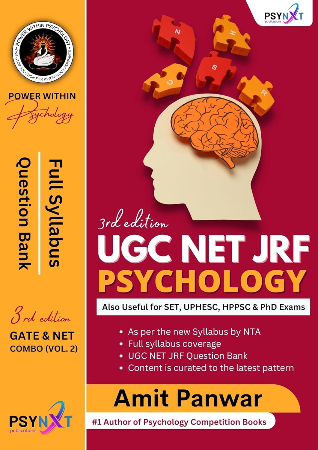 GATE & NET Psychology 2025 Combo Entrance Exam Preparation Bookset