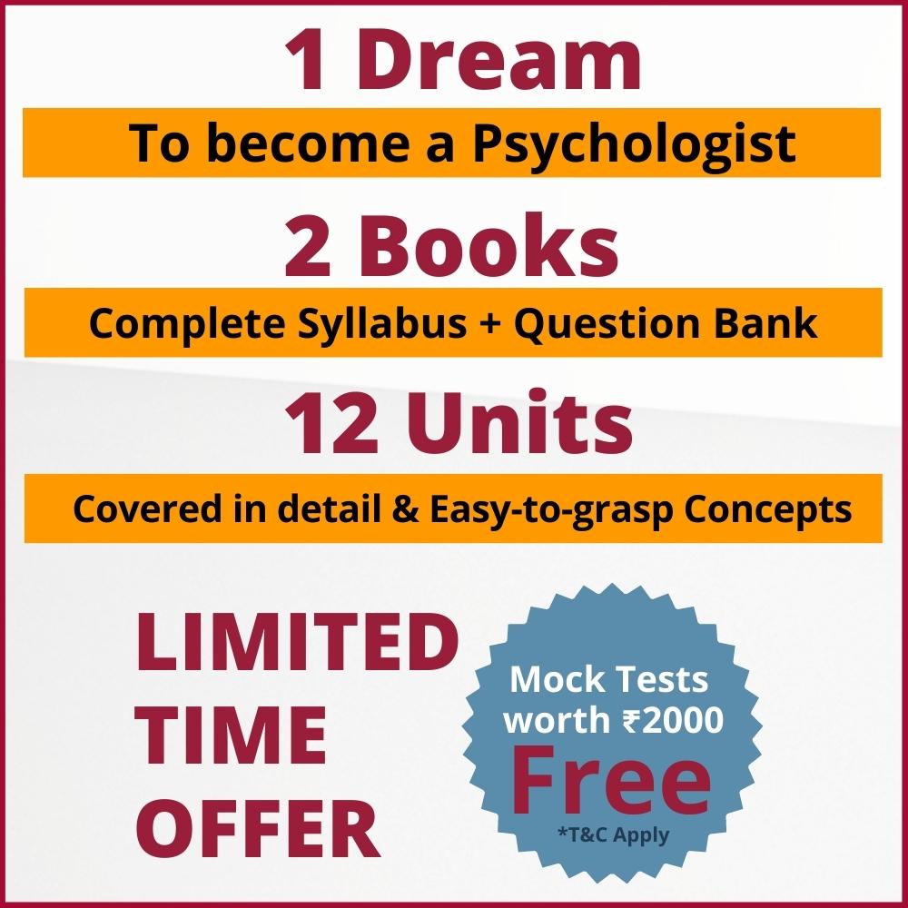 CUET PG Psychology by PSYNXT - Masters MSc MA Psychology Entrance Exam Preparation Book with MCQ Questions Bank - (2 Books Set) - Edition 3, 2024